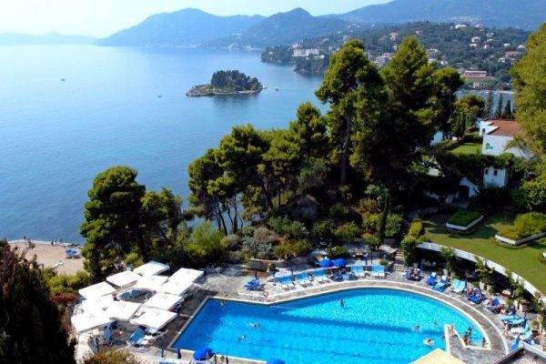 Hotel in Kanoni - Centraal-Corfu op Corfu in Griekenland