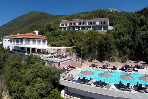 Hotel in Pyrgi - Noordoost-Corfu op Corfu in Griekenland