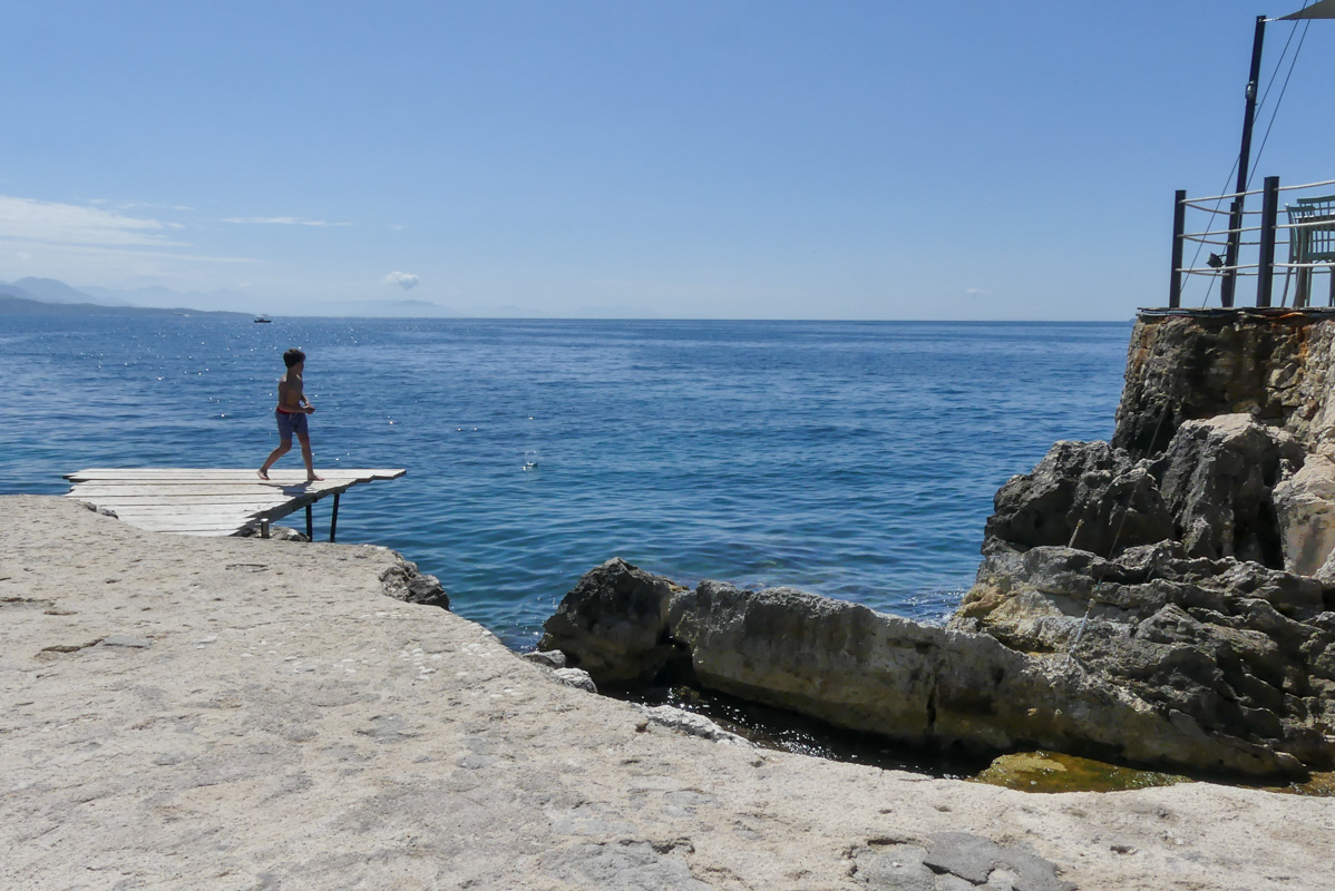 Nissaki is ook leuk voor kinderen, Corfu, Griekenland